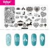 Lidan Nail Art Printing Template DIY Nail Painting Rectangular Steel Plate Nail Art printing Seal Tools 14 types Application Scenario